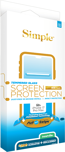 Vidrio protector de pantalla para iPhone 17 Pro Max
