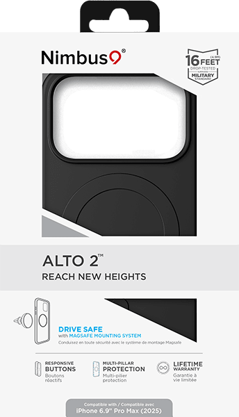 Estuche Alto 2 Magsafe para iPhone 17 Pro Max Negro
