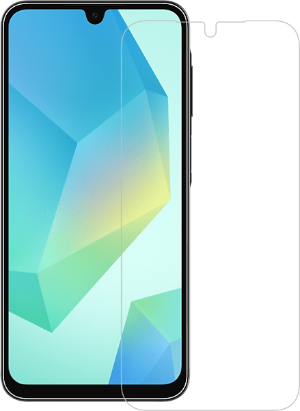 Estuche/Protector de pantalla PROTech para Galaxy A16, negro