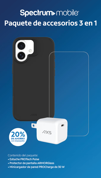 Paquete de accesorios 3 en 1 para iPhone 16 Plus, negro