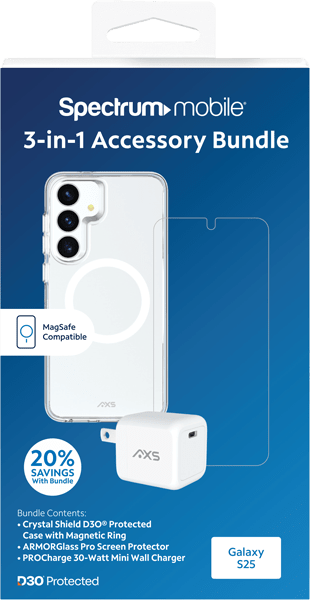 Paquete de accesorios 3 en 1 para Samsung Galaxy S25, transparente