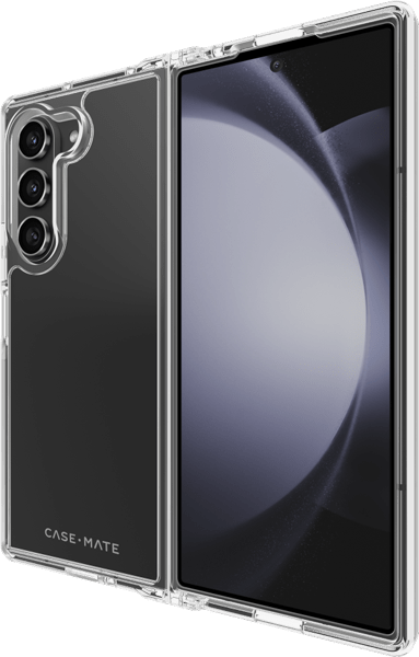 Estuche resistente para Samsung Galaxy Z Fold6, transparente