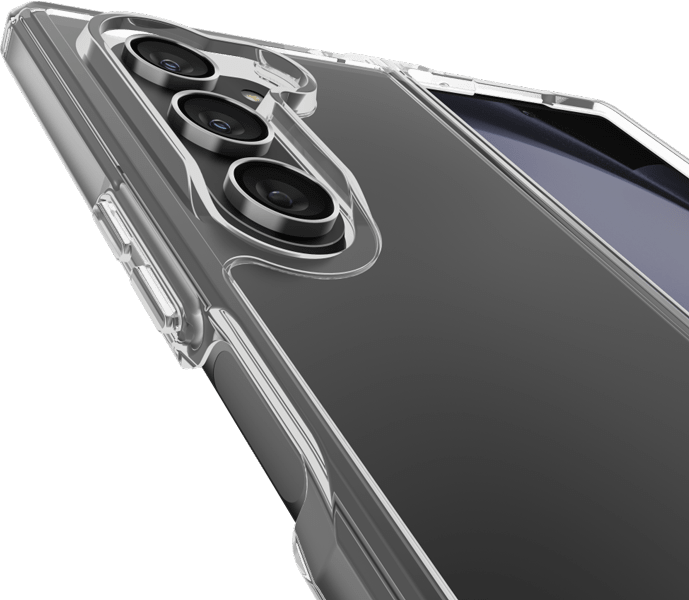 Estuche resistente para Samsung Galaxy Z Fold6, transparente