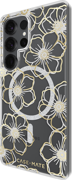 Estuche Gems c/Mag para Samsung Galaxy S25 Ultra, dorado