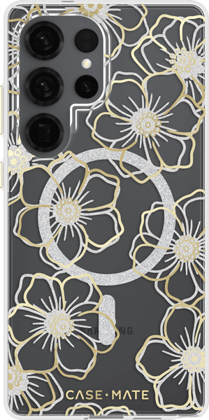 Estuche Gems c/Mag para Samsung Galaxy S25 Ultra, dorado