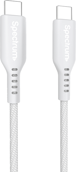 Cargador de pared USB-C de 30 W con cable USB-C de 3 ft, blanco