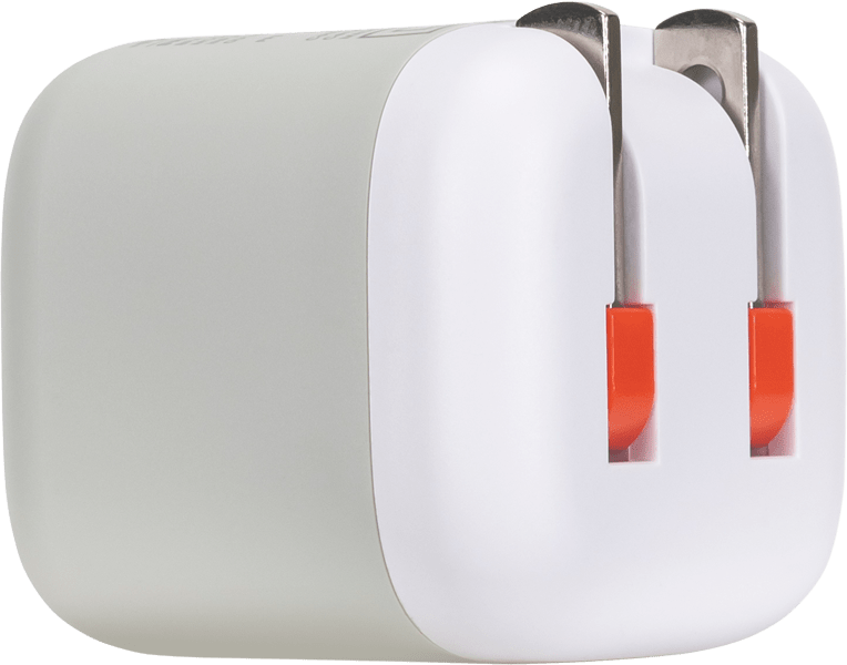 Adaptador de pared de 30 w con cable USB-C a C, blanco